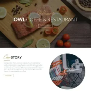 OWL – Cafe & Restaurant Drupal Template
