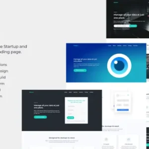 Parker Software and Startup Landing Page Template