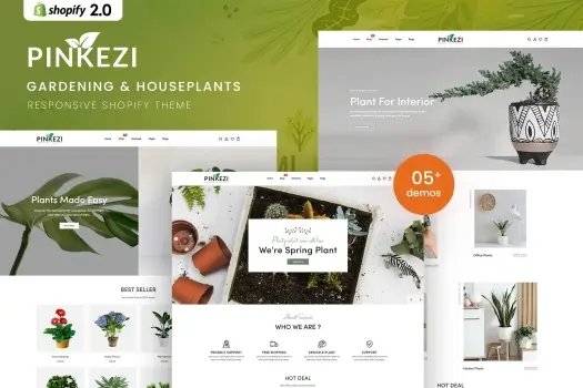 Pinkezi – Gardening & Houseplants Shopify Theme