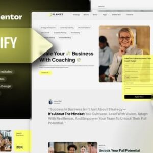 Planify – Business Coaches Elementor Template Kit