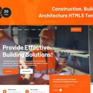 Promina – Construction and Building HTML5 Template