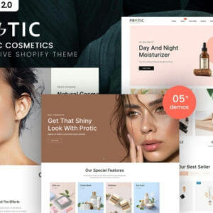 Protic – Organic Cosmetics Shopify Theme