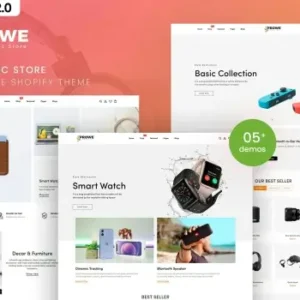Prowe – Electronic Store Responsive Shopify Theme