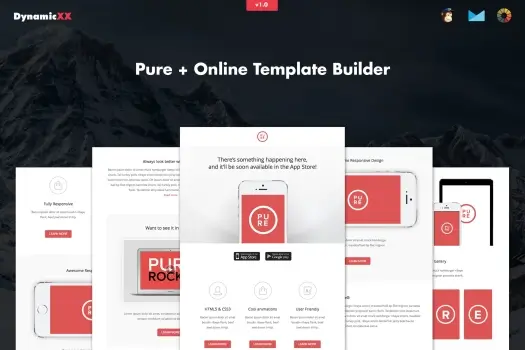 Pure – Responsive APP Email Template