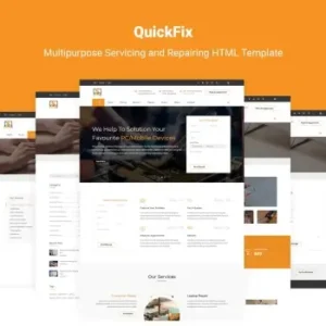 QuickFix | Servicing and Repairing HTML Template | Landing Page Templates