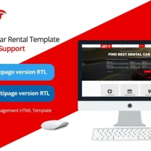 RentIt – Car Rental HTML Template with RTL Support