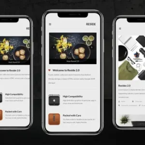 Reside Mobile | Mobile Template & Google AMP | HTML Template