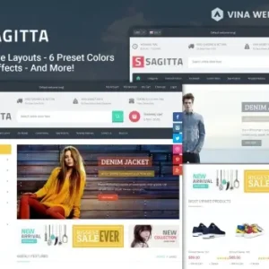 Sagitta – Responsive Joomla eCommerce Template
