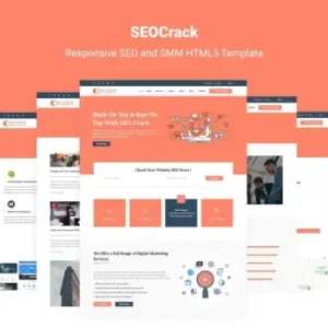 SEOCrack | SEO and SMM HTML5 Template | Landing Page Template
