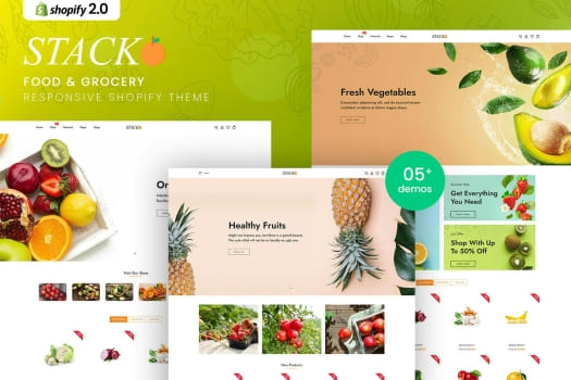 Stacko – Organic Food & Grocery Shopify Theme