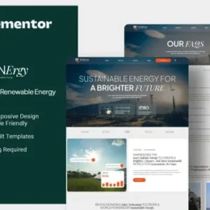 Sunergy – Solar Green Renewable Energy Elementor Template Kit