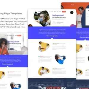 Svasty Healthcare Service Landing Page Template
