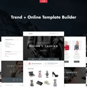 Trend – Responsive Fashion Email + Online Builder | Email Templates