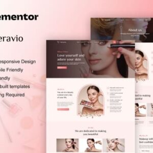 Veravio – Makeup Artist & Hair Stylist Elementor Template Kit