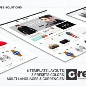 Vina Greek – Fashion VirtueMart 3 Template | Joomla Theme