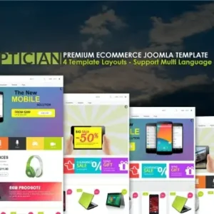 Vina Optician – Premium eCommerce Joomla Template