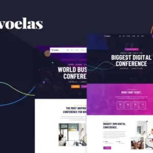 Voelas – Event & Conference HTML Template | Landing Page Template