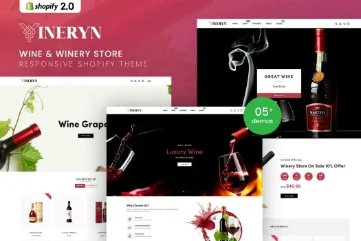 Wineryn – Wine & Winery Responsive Shopify Theme