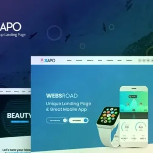 Xapo – Responsive Landing Page Template