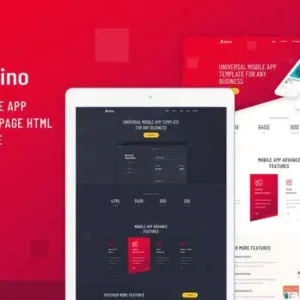 Zeino – Software App Landing Page HTML Template