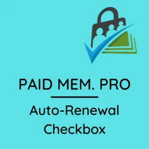Paid Memberships Pro – Auto Renewal Checkbox