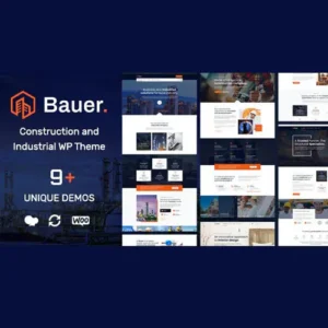Bauer Theme | Construction and Industrial WordPress Theme