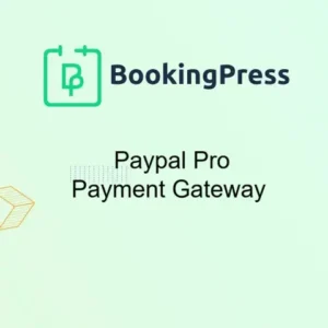 BookingPress Paypal Pro Payment Gateway