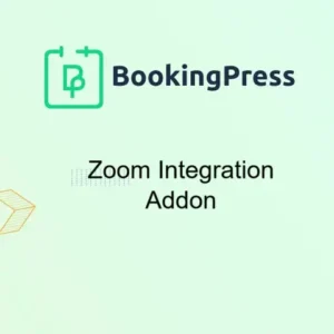 BookingPress Zoom Integration Addon