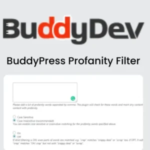 BuddyPress Profanity Filter