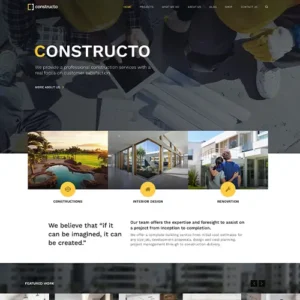 Constructo Theme – Construction WordPress Theme