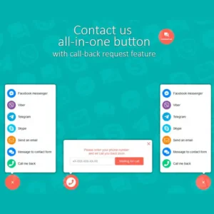Contact Us All-in-One Button with Callback Request Feature