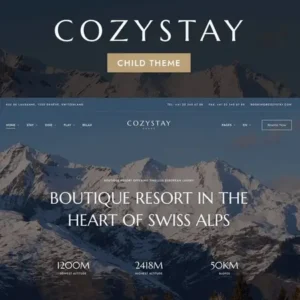 CozyStay Theme – Hotel Booking WordPress Theme