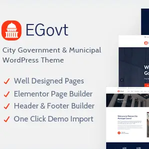 EGovt Theme – City Government WordPress Theme