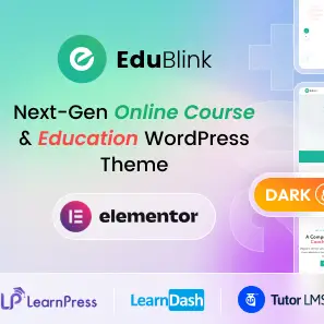 EduBlink Theme – Education & Online Course WordPress Theme