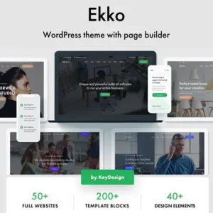 Ekko Theme – Multi-Purpose WordPress Theme with Page Builder