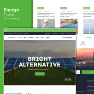 Energo Theme – Wind Renewable Energy WordPress Theme
