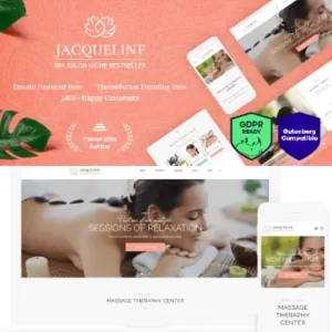 Jacqueline Theme | Spa & Massage Salon Beauty WordPress Theme + Elementor