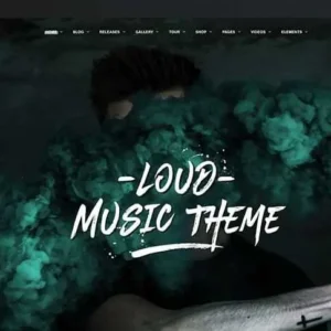 Loud Theme – A Modern WordPress Theme for the Music Industry