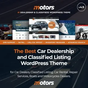 Motors Theme – Car Dealer and Rental, Classified