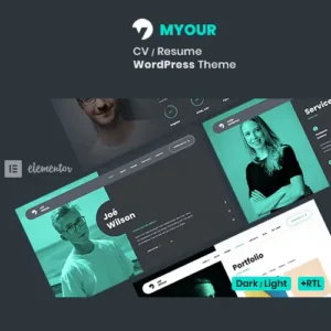 Myour Theme – CV WordPress Theme