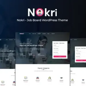 Nokri Theme – Job Board WordPress Theme