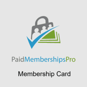 Paid Memberships Pro Membership Card Addon