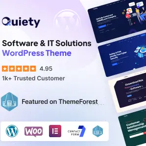 Quiety Theme – Software & IT Solutions WordPress Theme