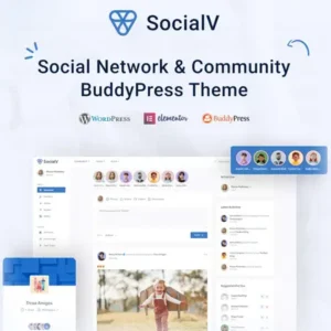 SocialV Theme – Social Network and Community BuddyPress Theme
