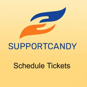 SupportCandy Schedule Tickets Addon