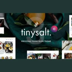 TinySalt Theme – Personal Food Blog WordPress Theme