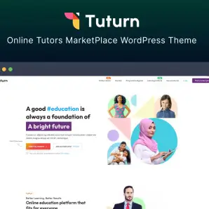 Tuturn Theme – Online Tutors MarketPlace WordPress Theme