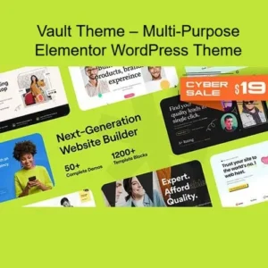 Vault Theme – Multi-Purpose Elementor WordPress Theme