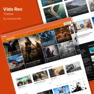 VidoRev Theme – Video WordPress Theme