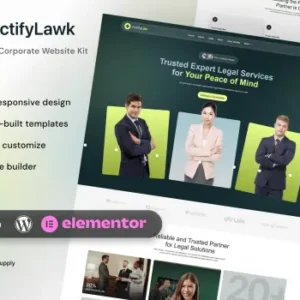 ActifyLaw – Law Firm Corporate Elementor Template Kit